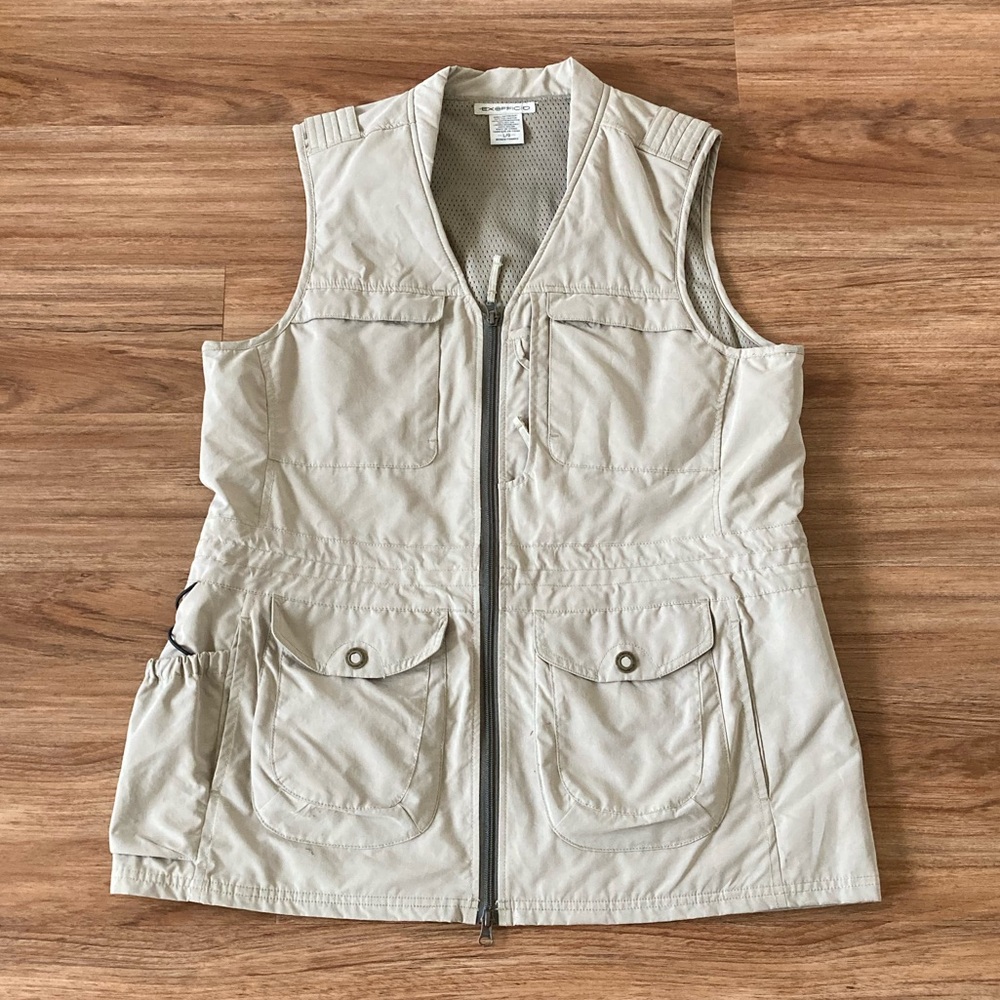 Beige ExOfficio Travel Vest - Size L